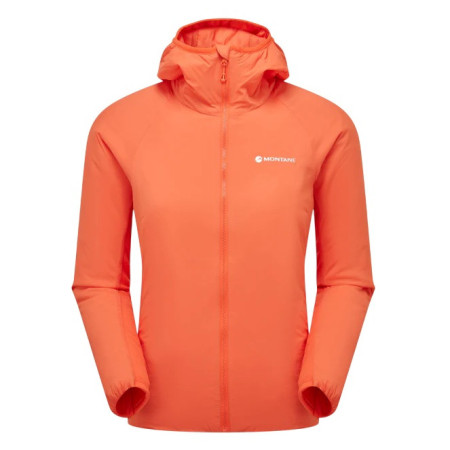 Ženska zimska jakna Montane F Sirocco Hoodie narančasta TIGERLILY