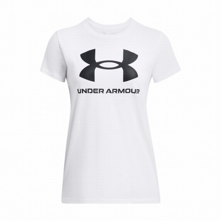 Ženska majica Under Armour W SPORTSTYLE LOGO SS bijela White