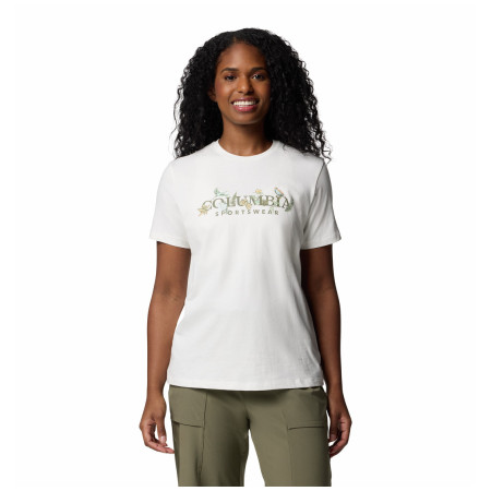 Ženska majica Columbia Boundless Beauty™ Logo Short sleeve Tee bijela/ljubičasta Sea Salt, Outback Critters
