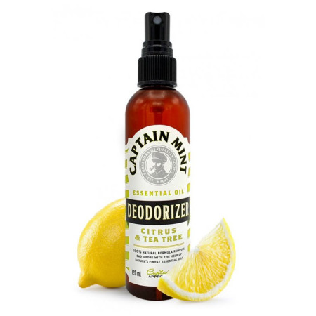 Dezodorans za cipele Captain Mint Pohlcovač pachů 120ml žuta