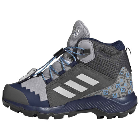 Dječja obuća Adidas Terrex Mid Gtx Minecraft siva Glogry/Greone/Grefiv