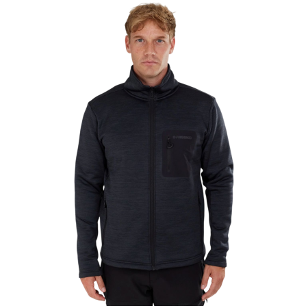 Muške funkcionalne majice dugih rukava Fundango Revolution Fleece Jacket tamno siva antracit