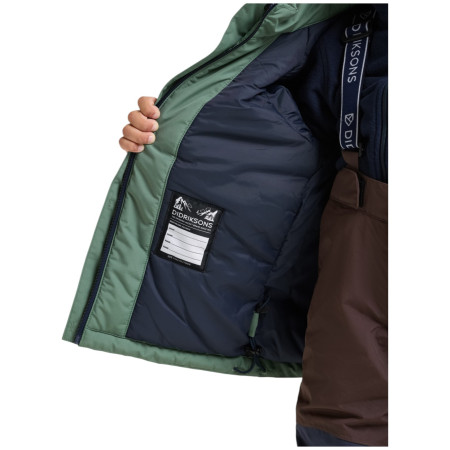 Dječja zimska jakna Didriksons Talvi Kids Jkt 2 Dark Moss