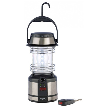 Lampa Vango 12LED with Remote srebrena