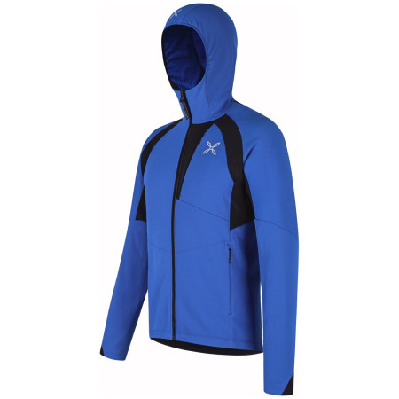 Muške funkcionalne majice dugih rukava Montura Vertigo Octa Hooded Maglia plava B. Blue