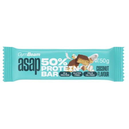 Proteinska pločica GymBeam ASAP 50% Protein Bar