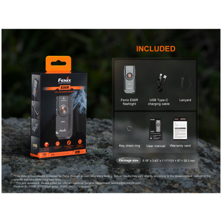 Džepna svjetiljka Fenix E06R