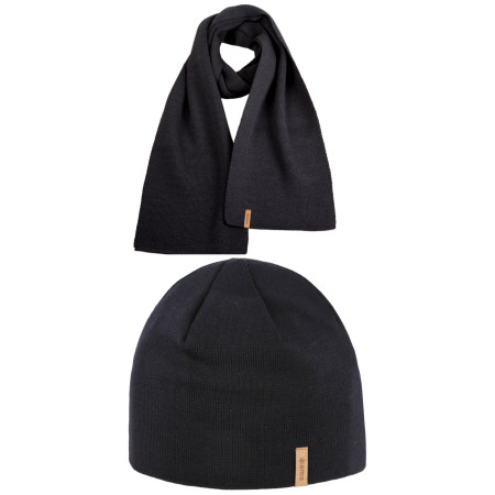 Set Kama Merino čepice a šála A02 + S07 crna black