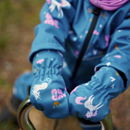 Dječje zimske rukavice na palac WAMU Jednorožci