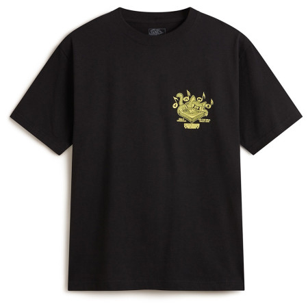 Muška majica Vans Scratched Records SS crna Black