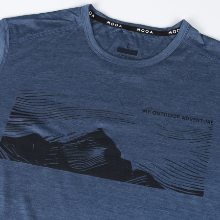 Muška majica MOOA Merino Lyolite Highlander 150 Short