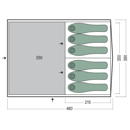 Šator Pinguin Interval 6