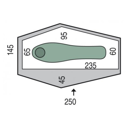 Šator za 1 osobu Pinguin Echo 1