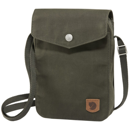 Torba preko ramena Fjällräven Greenland Pocket tamno zelena DeepForest