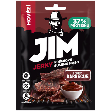 Suho meso Jim Jerky Jerky govedina BBQ 23 g
