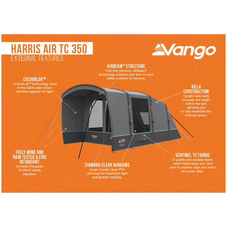 Šator na napuhavanje Vango Harris Air TC 350