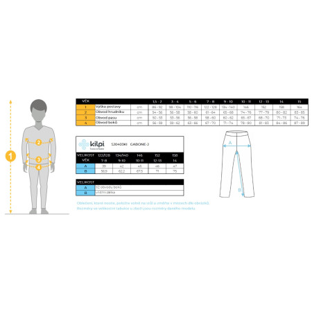 Dječje hlače Kilpi Gabone-J