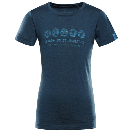 Dječja majica Alpine Pro Mereno 2 plava MOROCCAN