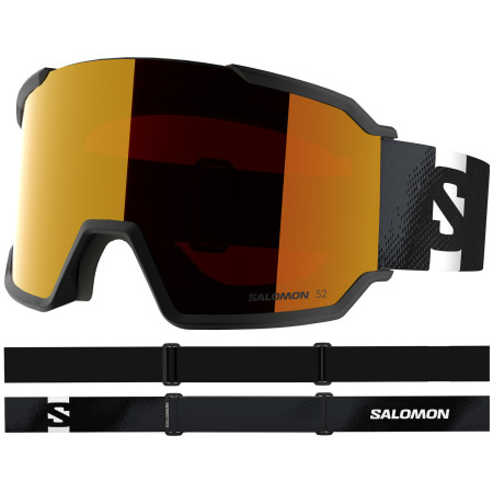 Skijaške naočale Salomon S/VIEW 3 ML crna Black