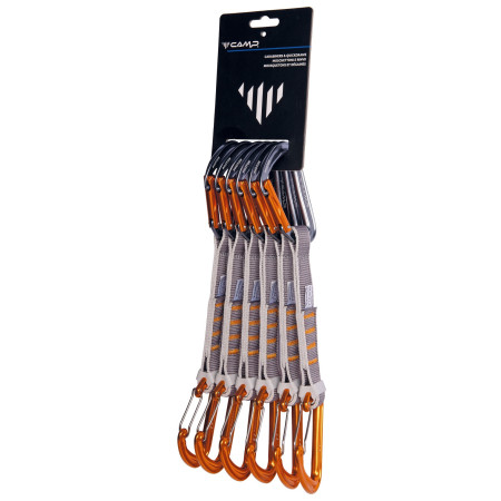 Pakiranje kompleta za penjanje Camp Photon Mixed Express Ks 18 Cm 6 Pack srebrna / narančasta