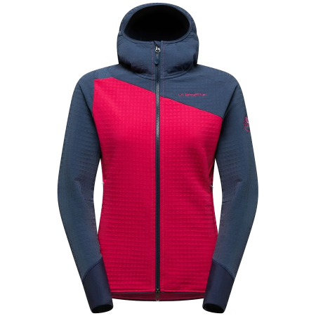 Ženska fleece jakna La Sportiva Bristen Thermal Hoody W ružičasta/siva Azalea/Night Sky