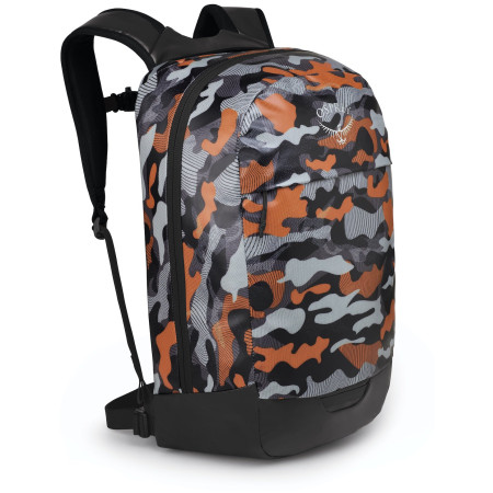 Ruksak Osprey Transporter Panel Loader crna/narančasta Black/OrangeCamo