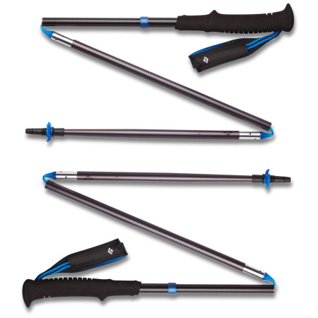Trekking štapovi Black Diamond Distance Z Poles crna/plava Pewter