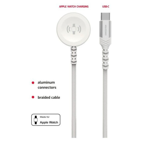 Kabeli za punjenje i sinhronizaciju Swissten Wireless charging cable for Apple Watch 1,2 m