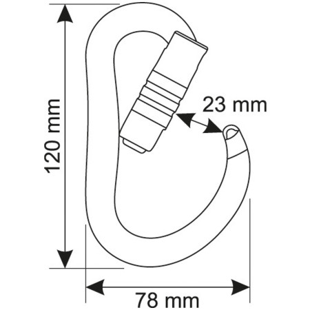 Karabiner Camp Atom 3Lock