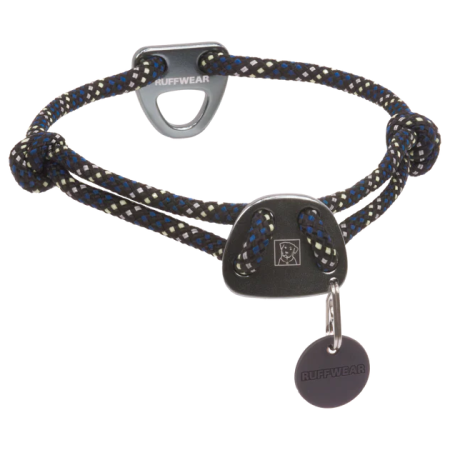 Ogrlica za psa Ruffwear Knot-a-Collar™ crna Obsidian Black
