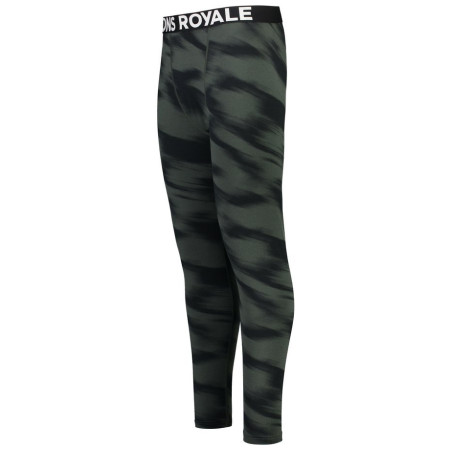 Muške gaće Mons Royale Cascade Merino Flex 200 Legging Rosin Motion crna/siva