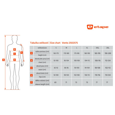 Muška vjetrovka Etape Vento