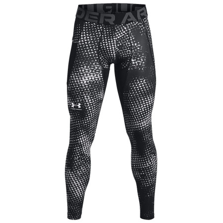 Muške tajice Under Armour HG Armour Prtd Legging crna/siva