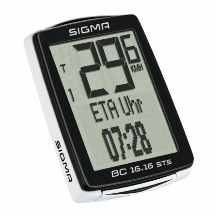 Ciklokompjuter Sigma BC 16.16 STS/CAD bežični crna