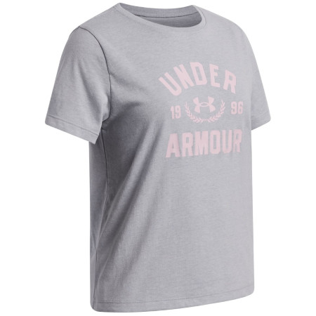 Dječja funkcionalna majica Under Armour UA G Varsity SS Mod Gray Light Heather