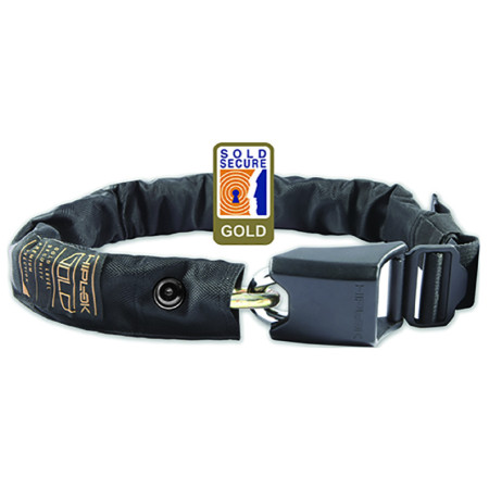 Lokot za bicikl Hiplok Gold crna All Black