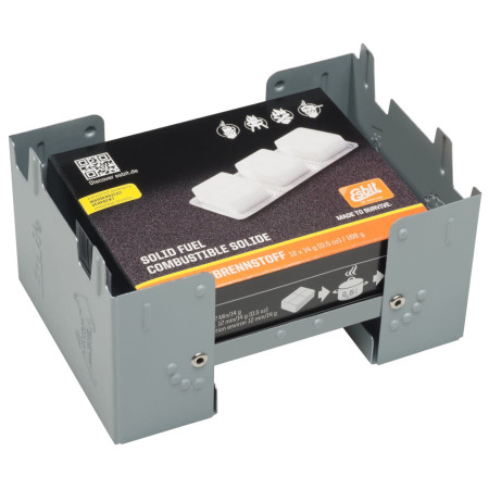 Kuhala na alkohol Esbit Pocket Stove 12 x 14 g srebrena silver