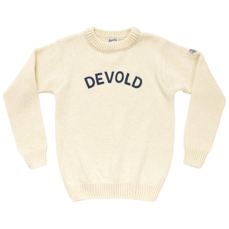 Džemper Devold Nansen Legacy Sweater bijela OFFWHITE/INK