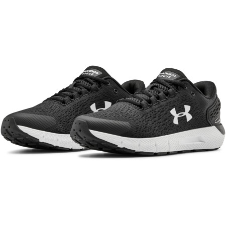 Muške tenisice za trčanje Under Armour Charged Rogue 2 crna/bijela Black/White/White