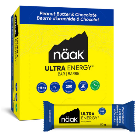Energetske pločice Näak Peanut Butter & Chocolate - Ultra Energy™ Bar