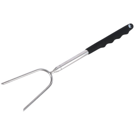 Viljuška za roštilj Zulu Roast crna/srebrena silver/black