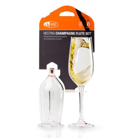 Čaša GSI Outdoors Nesting Champagne Flute Set