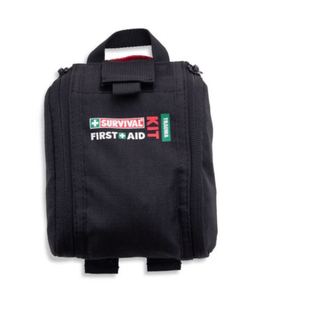 Putni komplet prve pomoći Survival First Aid Kit - Trauma crna Black