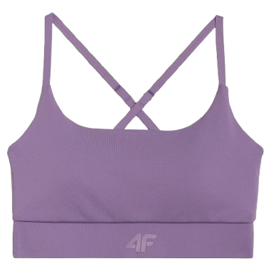 Grudnjak 4F Sport Bra F173 Ljubičasta DARK PINK