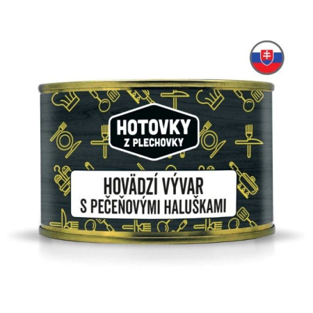 Juha Hotovky z plechovky Goveđa juha s jetrenim knedlama (400 ml)