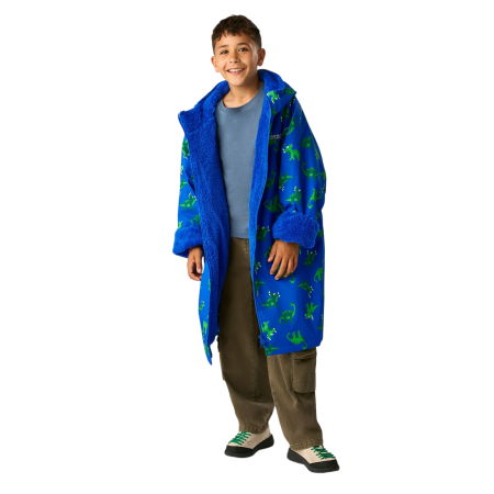 Dječji nepromočivi kaput Regatta Junior Changing Robe Olymp Blue Dino