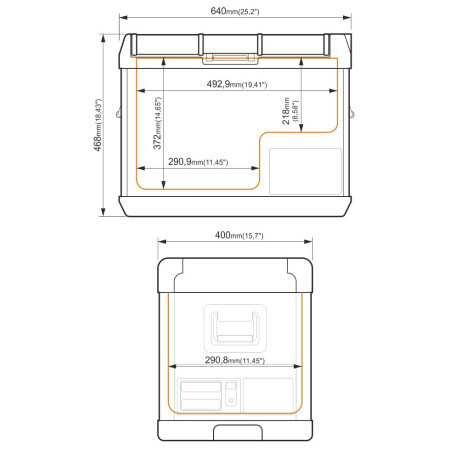Kompresorski hladnjak Yolco GCX47