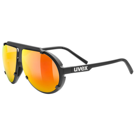 Sunčane naočale Uvex Esntl Pina crna Black Matt / Mirror Red