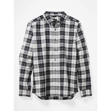 Muška košulja Marmot Harkins Lt Wt Flannel LS crna Black