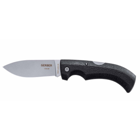 Sklopivi nož Gerber Gator Drop Point, 154CM,hladky crna Black